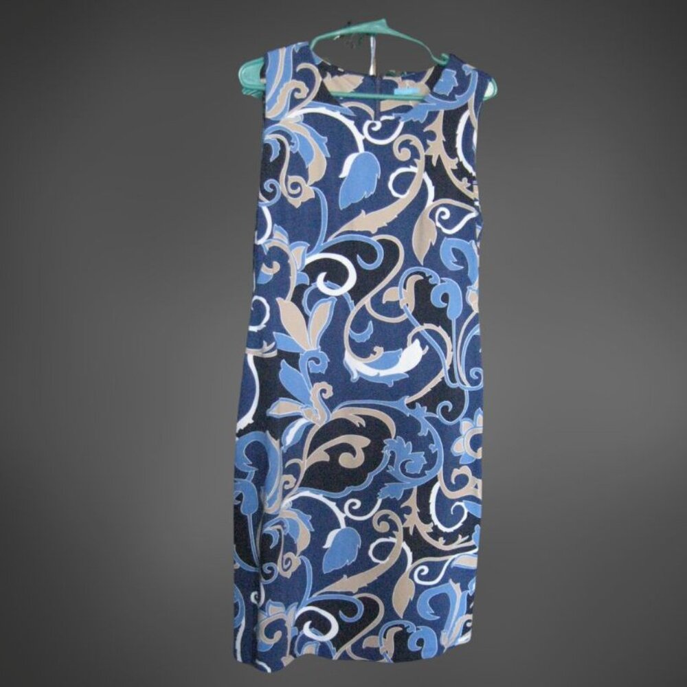 J. McLaughlin Catalina Cloth Sophia Sleeveless Zip/Back Dress